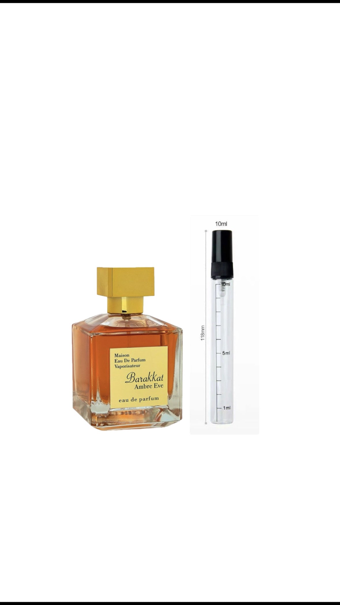 Maison fragrance world - Barrakat ambre eve (Sample)
