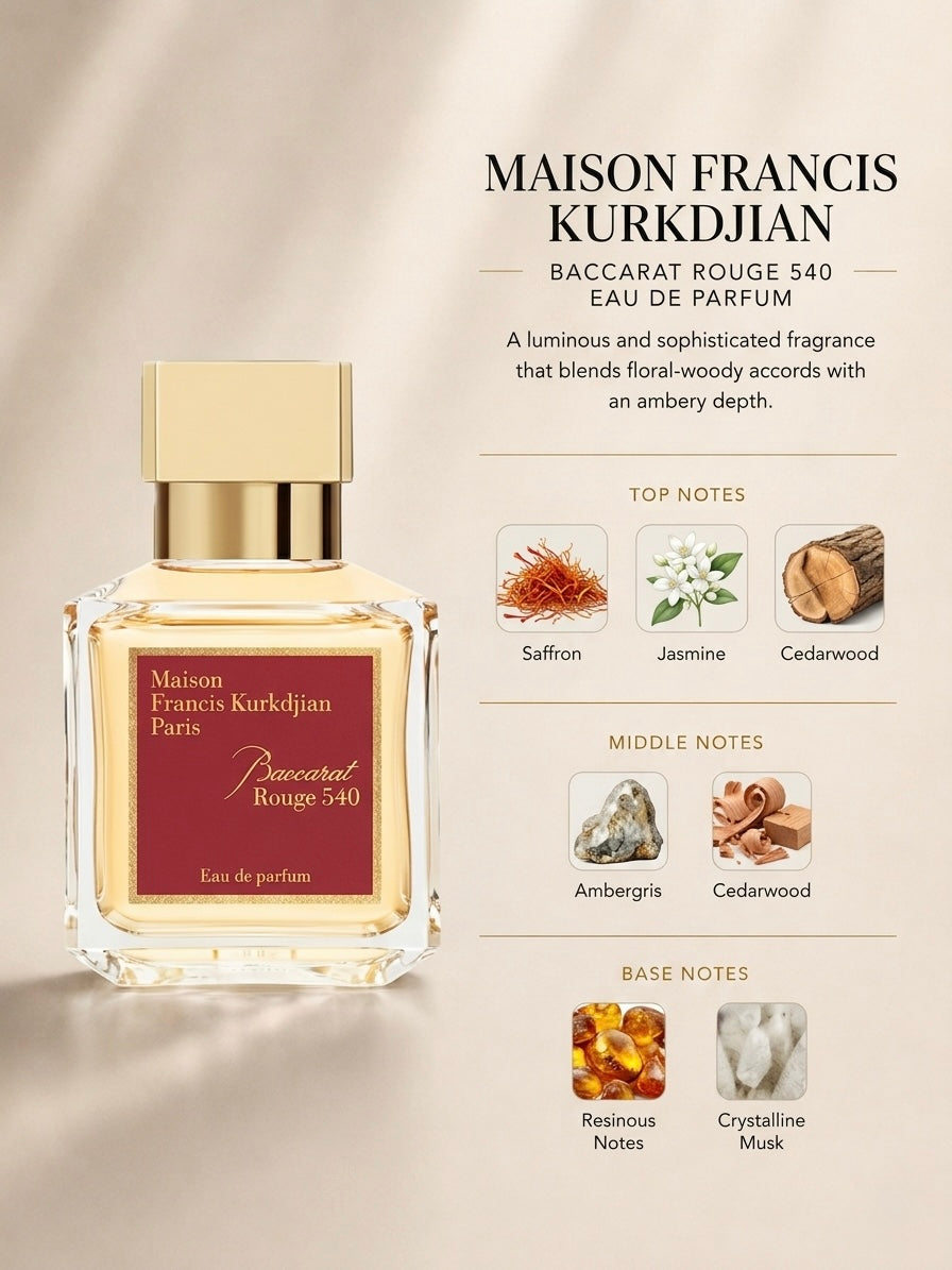Baccarat Rouge 540 - Maison Francis Kurkdjian