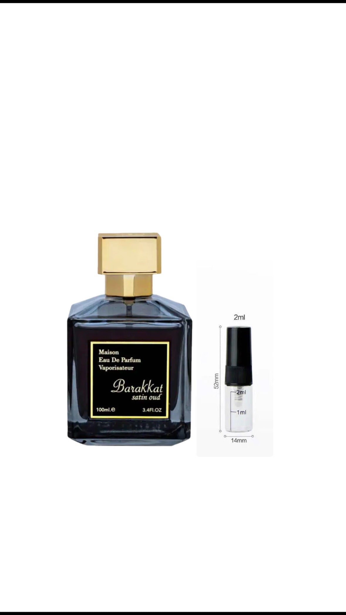 Satin oud barrakat- Fragrance world (Sample)