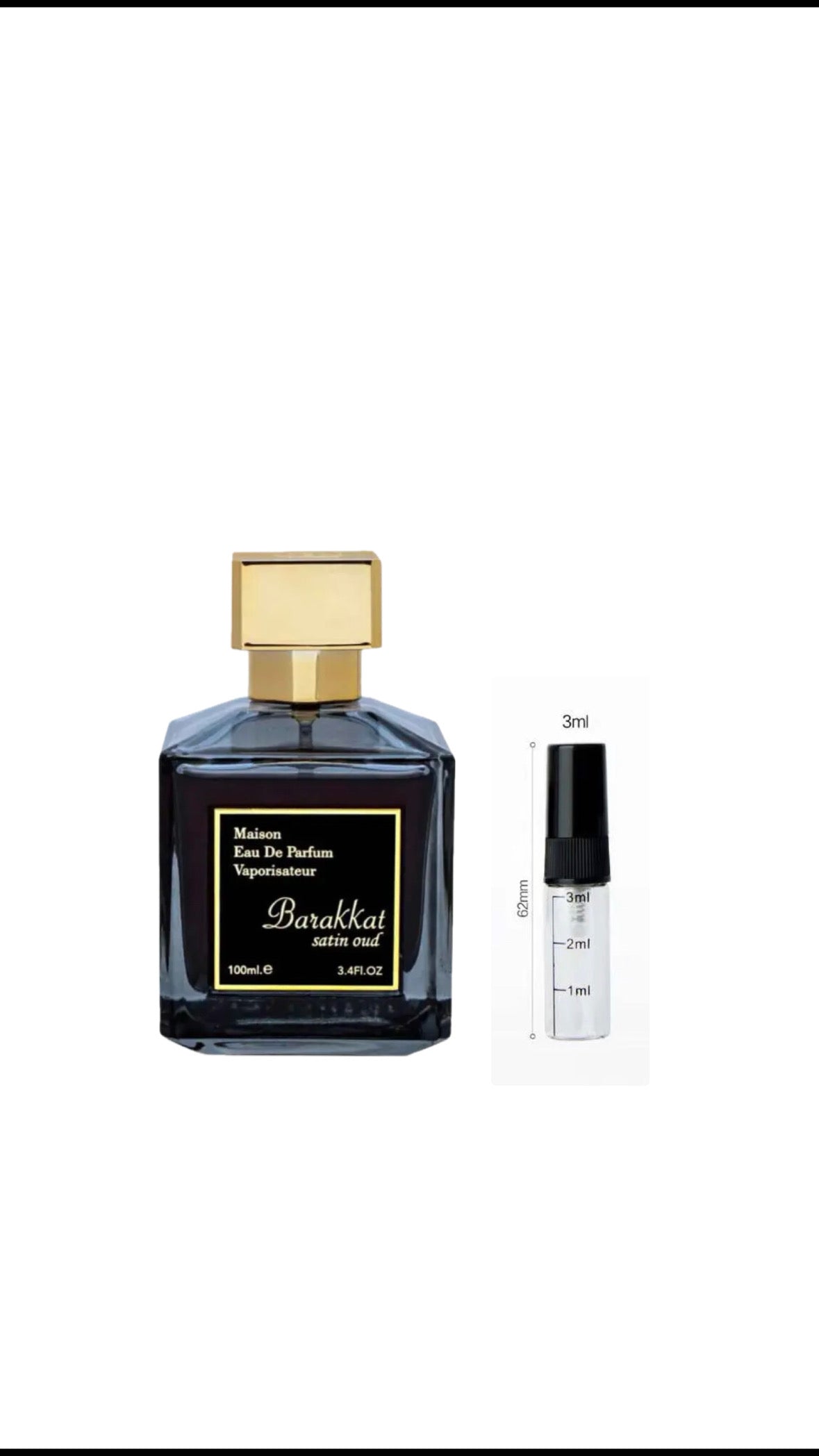 Satin oud barrakat- Fragrance world (Sample)