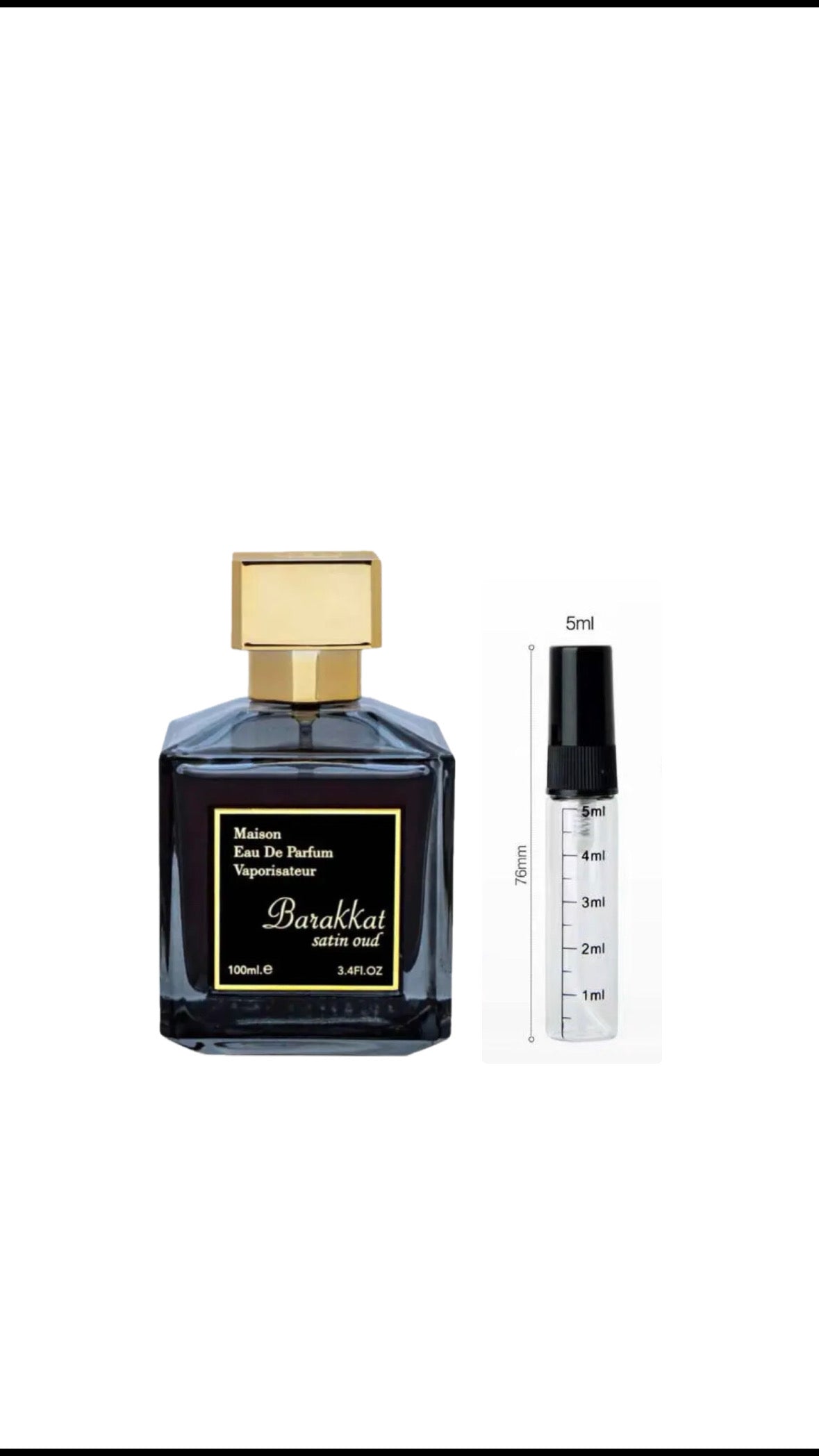 Satin oud barrakat- Fragrance world (Sample)