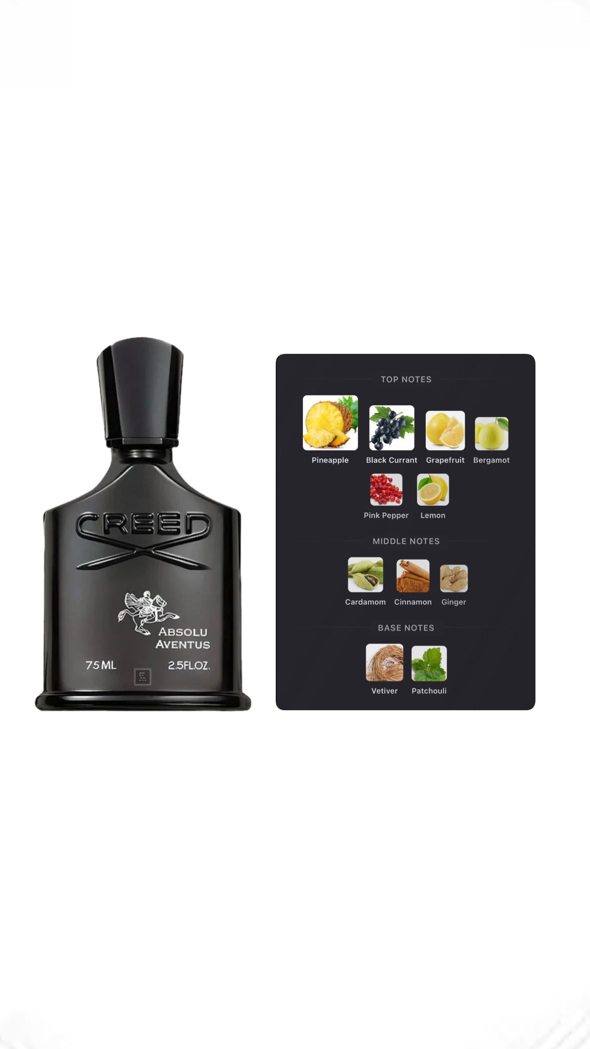 Creed Aventus Absolu - Sample
